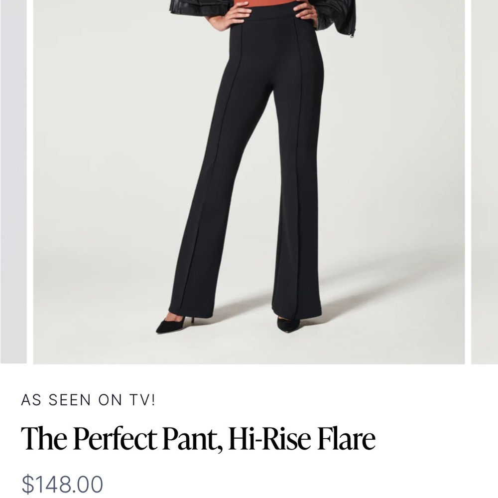 Spanx High Rise Flare Perfect Pants